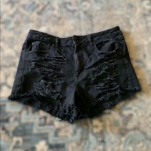 AE vintage hi-rise festival shorts stretch size 14